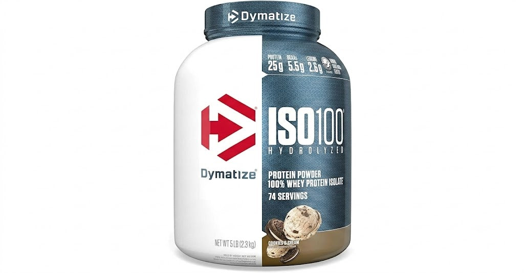 Dymatize ISO100 5 libras galleta 74 servicios