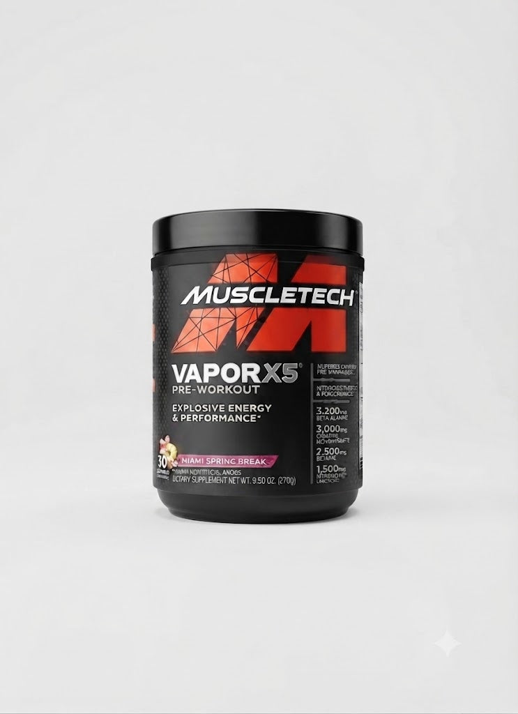 Muscletech Pre work Vapor X5 30 servicios