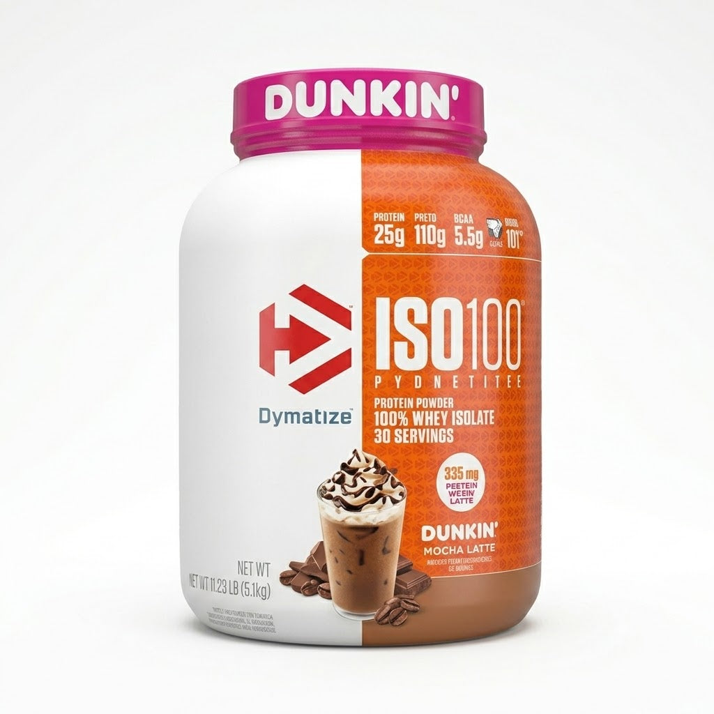 Dymatize ISO100 1.4 libras dunkin 20 servicios
