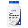 Nutricost Zinc Gluconato 120 cápsulas