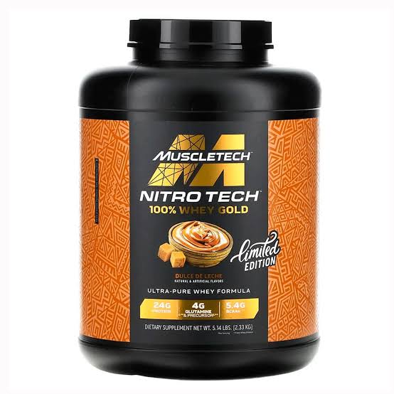 Muscletech Nitrotech Whey 5 libras dulce de leche 69 servicios