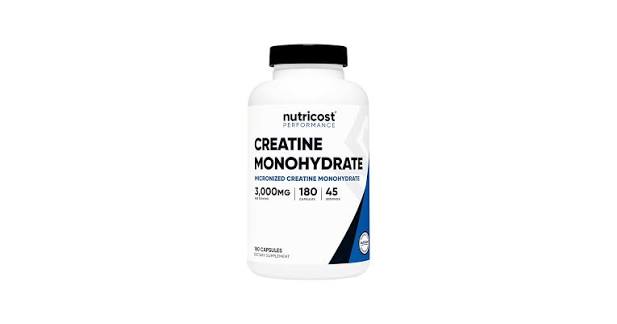 Nutricost Creatina 180 cápsulas